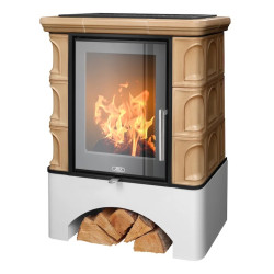 Kachlová kamna ABX Iberia exklusive Tabakbraun